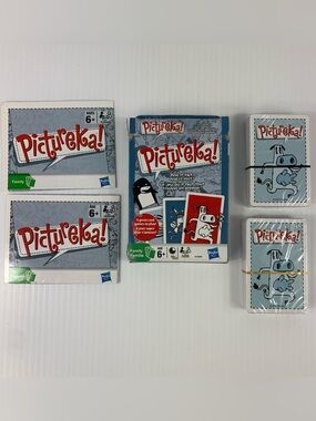 Pictureka! Card Game 4 Great Games to Play Hasbro 2011 Parker Brothers C04909